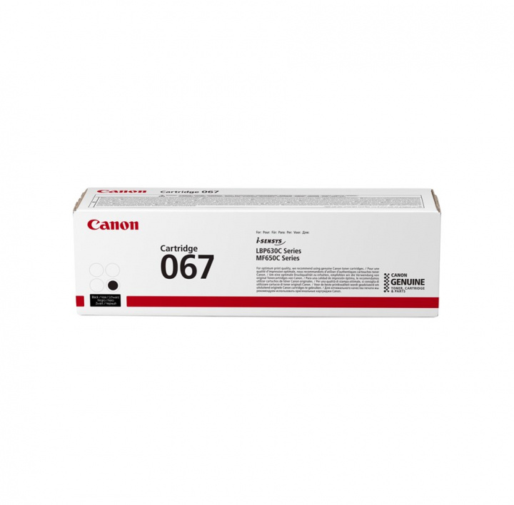 Canon Toner 5102C002 067 Svart i gruppen Datautstyr / Skrivere og tilbehør / Blekk og toner / Toner / Canon hos TP E-commerce Nordic AB (C26606)