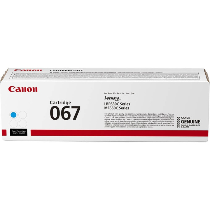 Canon Toner 5101C002 067 Cyan i gruppen Datautstyr / Skrivere og tilbehør / Blekk og toner / Toner / Canon hos TP E-commerce Nordic AB (C26607)