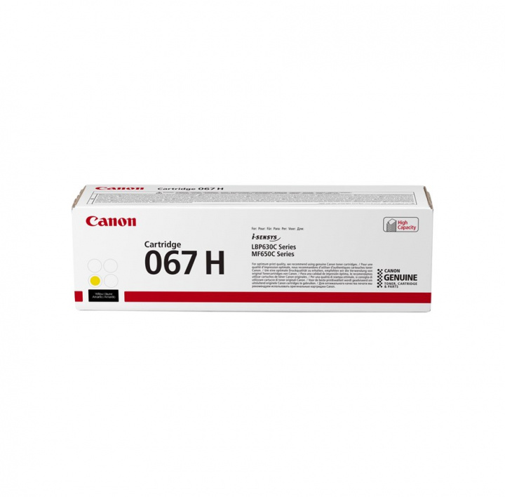 Canon Toner 5103C002 067H Gul i gruppen Datautstyr / Skrivere og tilbehør / Blekk og toner / Toner / Canon hos TP E-commerce Nordic AB (C26613)