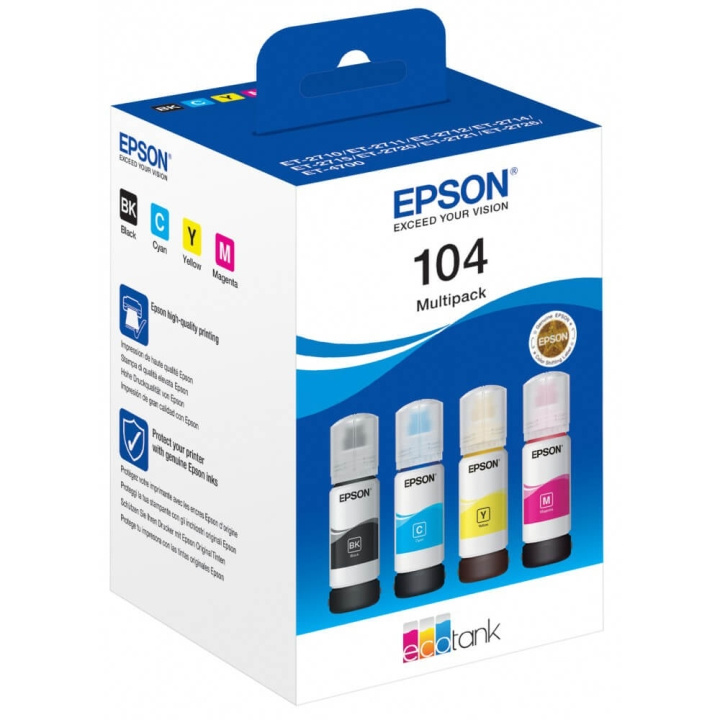 EPSON Blekk C13T00P640 104 Multipack i gruppen Datautstyr / Skrivere og tilbehør / Blekk og toner / Blekkpatroner / Epson hos TP E-commerce Nordic AB (C26674)