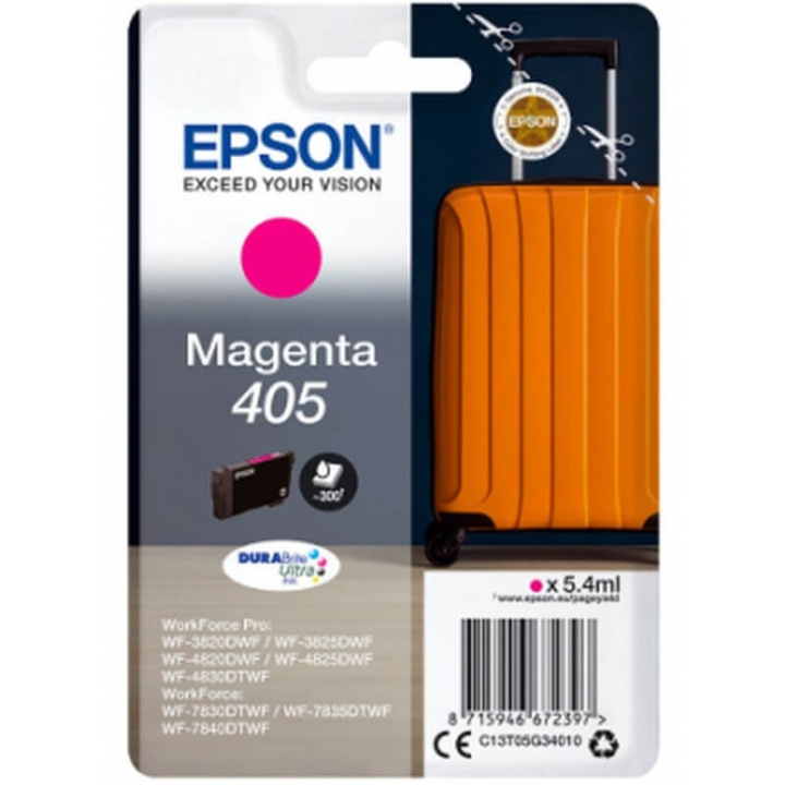 EPSON Blekk C13T05G34010 405 Magenta Suitcase i gruppen Datautstyr / Skrivere og tilbehør / Blekk og toner / Blekkpatroner / Epson hos TP E-commerce Nordic AB (C26711)