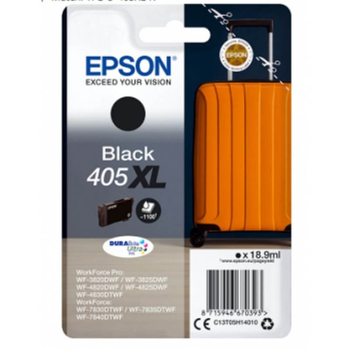 EPSON Blekk C13T05H14010 405XL Svart Suitcase i gruppen Datautstyr / Skrivere og tilbehør / Blekk og toner / Blekkpatroner / Epson hos TP E-commerce Nordic AB (C26714)
