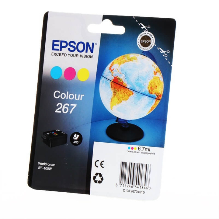EPSON Blekk C13T26704010 267 Colour Globe i gruppen Datautstyr / Skrivere og tilbehør / Blekk og toner / Blekkpatroner / Epson hos TP E-commerce Nordic AB (C26795)