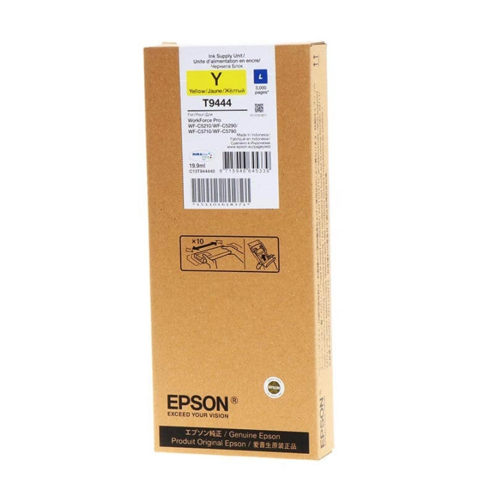 EPSON Blekk C13T944440 T9444 Gul i gruppen Datautstyr / Skrivere og tilbehør / Blekk og toner / Blekkpatroner / Epson hos TP E-commerce Nordic AB (C26883)