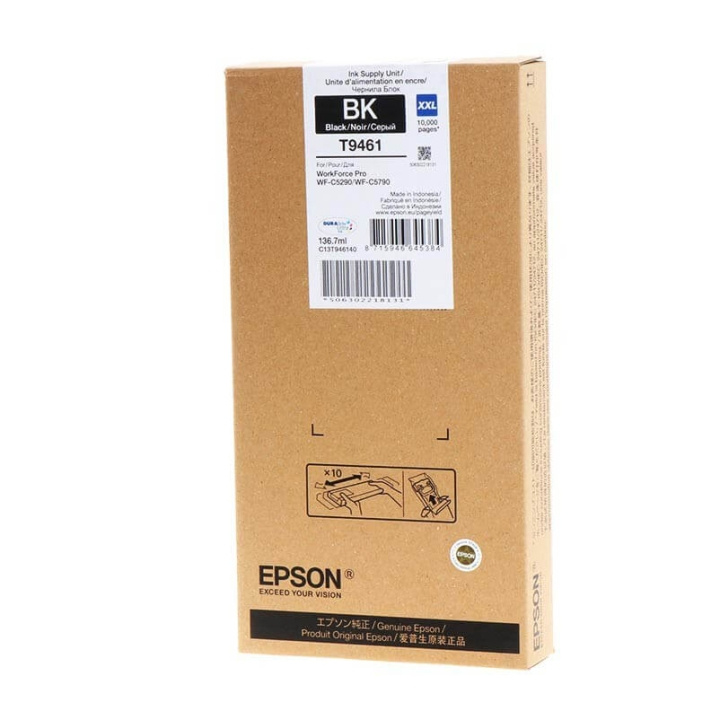 EPSON Blekk C13T946140 T9461 XXL Svart i gruppen Datautstyr / Skrivere og tilbehør / Blekk og toner / Blekkpatroner / Epson hos TP E-commerce Nordic AB (C26888)