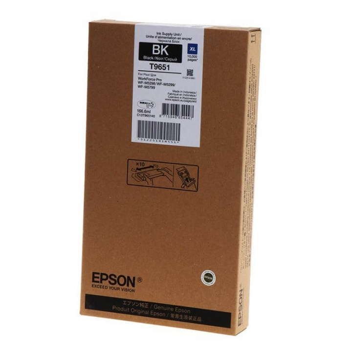 EPSON Blekk C13T965140 T9651 XL Svart i gruppen Datautstyr / Skrivere og tilbehør / Blekk og toner / Toner / Canon hos TP E-commerce Nordic AB (C26890)