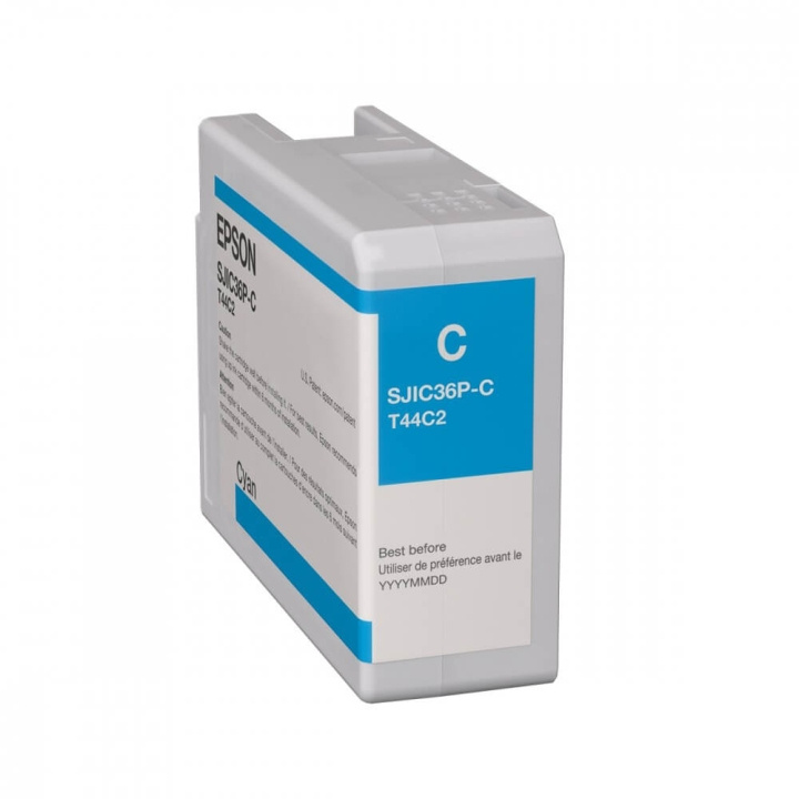 Epson Blekk C13T44C240 SJIC36P Cyan i gruppen Datautstyr / Skrivere og tilbehør / Blekk og toner / Blekkpatroner / Epson hos TP E-commerce Nordic AB (C26906)