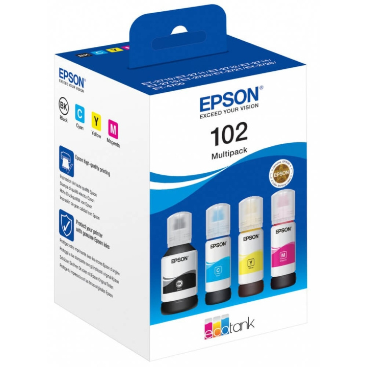 EPSON Blekk C13T03R640 102 Multipakning i gruppen Datautstyr / Skrivere og tilbehør / Blekk og toner / Blekkpatroner / Epson hos TP E-commerce Nordic AB (C26911)