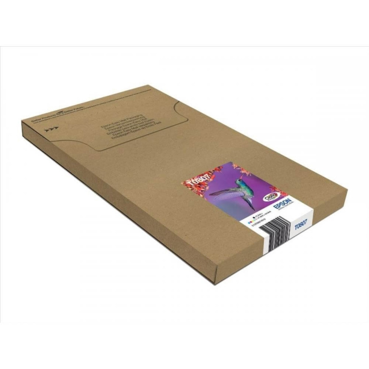 Epson Blekk C13T08074511 T0807 Multipack EasyMail bk/c/m/y/lc/lm, Kolibri i gruppen Datautstyr / Skrivere og tilbehør / Blekk og toner / Blekkpatroner / Epson hos TP E-commerce Nordic AB (C26931)
