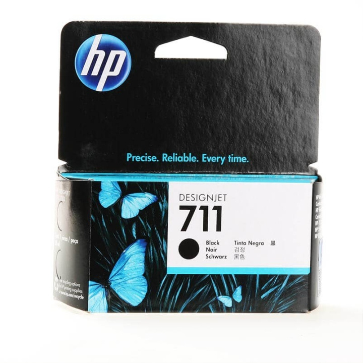 HP Blekk CZ129A 711 Svart 38 ml i gruppen Datautstyr / Skrivere og tilbehør / Blekk og toner / Toner / HP hos TP E-commerce Nordic AB (C26968)
