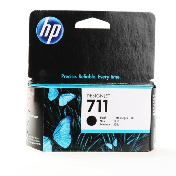 HP Blekk CZ129A 711 Svart 38ml i gruppen Datautstyr / Skrivere og tilbehør / Blekk og toner / Toner / HP hos TP E-commerce Nordic AB (C26968)