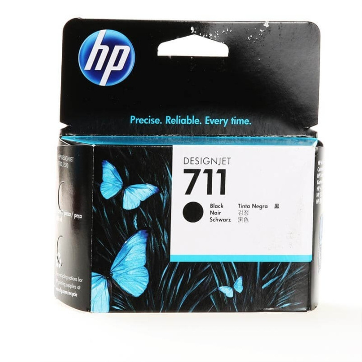HP Blekk CZ133A 711 Svart 80 ml i gruppen Datautstyr / Skrivere og tilbehør / Blekk og toner / Toner / HP hos TP E-commerce Nordic AB (C26972)