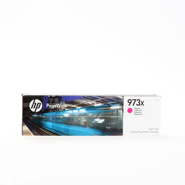 HP Blekk F6T82AE 973X Magenta i gruppen Datautstyr / Skrivere og tilbehør / Blekk og toner / Toner / HP hos TP E-commerce Nordic AB (C26981)