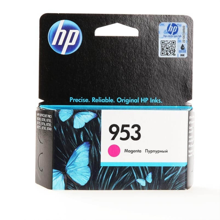 HP Blekk F6U13AE 953 Magenta i gruppen Datautstyr / Skrivere og tilbehør / Blekk og toner / Toner / HP hos TP E-commerce Nordic AB (C26984)