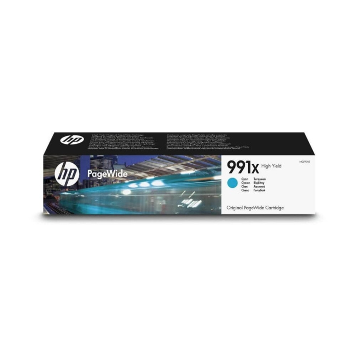 HP Blekk M0J90AE 991X Cyan i gruppen Datautstyr / Skrivere og tilbehør / Blekk og toner / Toner / HP hos TP E-commerce Nordic AB (C27014)