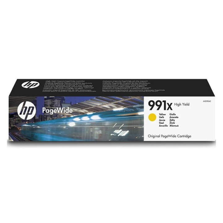 HP Blekk M0J98AE 991X Gul i gruppen Datautstyr / Skrivere og tilbehør / Blekk og toner / Toner / HP hos TP E-commerce Nordic AB (C27016)