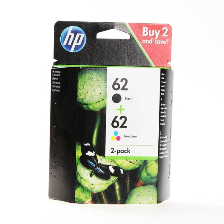 HP Blekk N9J71AE 62 Multipack i gruppen Datautstyr / Skrivere og tilbehør / Blekk og toner / Toner / HP hos TP E-commerce Nordic AB (C27018)