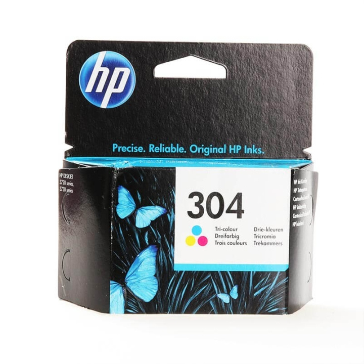 HP Blekk N9K05AE 304 Tri-colour i gruppen Datautstyr / Skrivere og tilbehør / Blekk og toner / Toner / HP hos TP E-commerce Nordic AB (C27021)