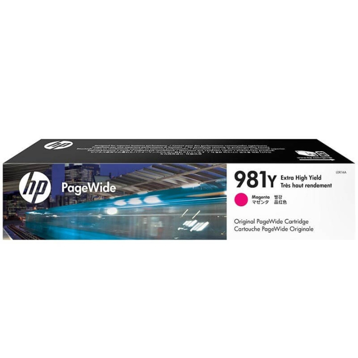 HP Blekk L0R14A 981Y Magenta i gruppen Datautstyr / Skrivere og tilbehør / Blekk og toner / Toner / HP hos TP E-commerce Nordic AB (C27064)