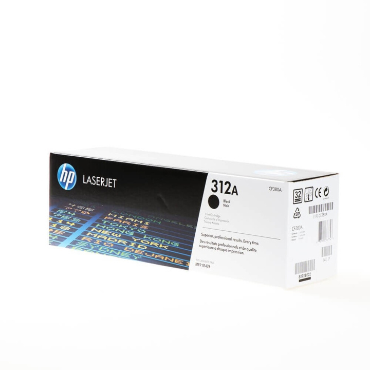 HP Toner CF380A 312A Svart i gruppen Datautstyr / Skrivere og tilbehør / Blekk og toner / Toner / HP hos TP E-commerce Nordic AB (C27068)