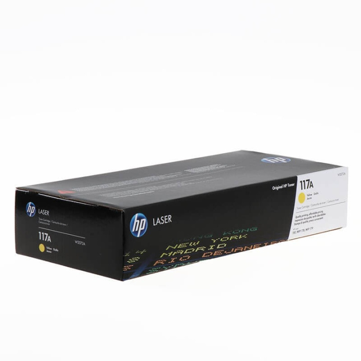 HP Toner W2072A 117A Gul i gruppen Datautstyr / Skrivere og tilbehør / Blekk og toner / Toner / HP hos TP E-commerce Nordic AB (C27078)