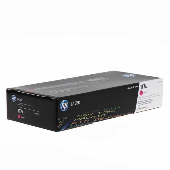 HP Toner W2073A 117A Magenta i gruppen Datautstyr / Skrivere og tilbehør / Blekk og toner / Toner / HP hos TP E-commerce Nordic AB (C27079)