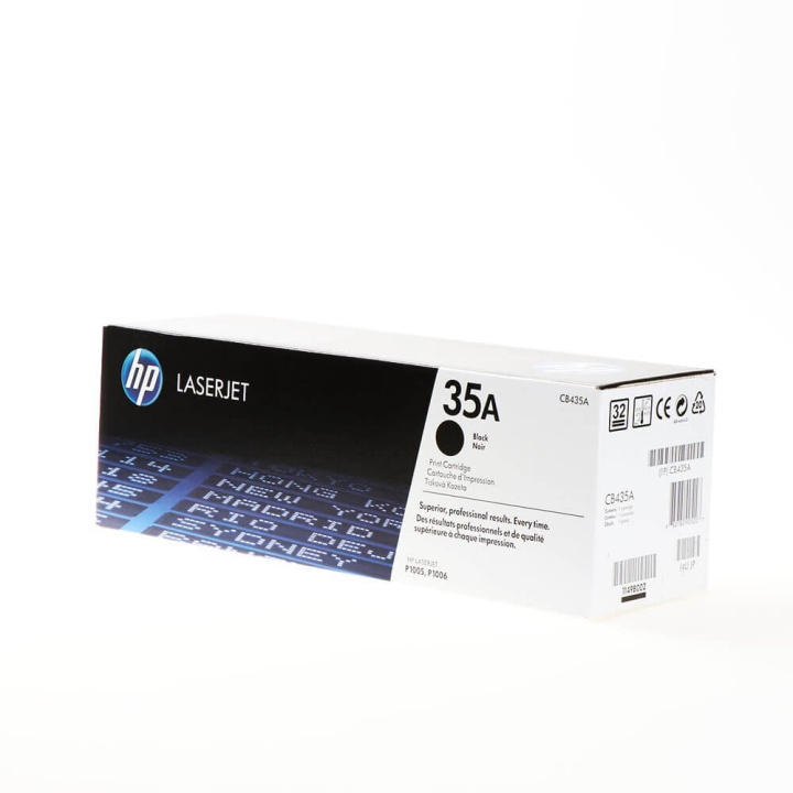 HP Toner CB435A 35A Svart i gruppen Datautstyr / Skrivere og tilbehør / Blekk og toner / Toner / HP hos TP E-commerce Nordic AB (C27084)