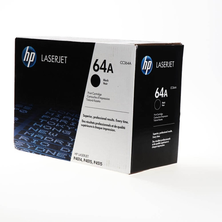 HP Toner CC364A 64A Svart i gruppen Datautstyr / Skrivere og tilbehør / Blekk og toner / Toner / HP hos TP E-commerce Nordic AB (C27093)