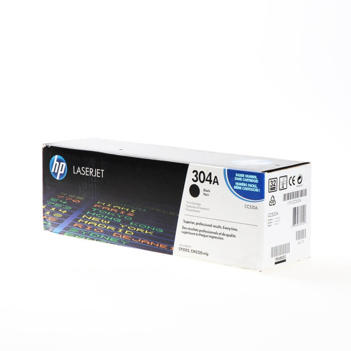 HP Toner CC530A 304A Svart i gruppen Datautstyr / Skrivere og tilbehør / Blekk og toner / Toner / HP hos TP E-commerce Nordic AB (C27094)