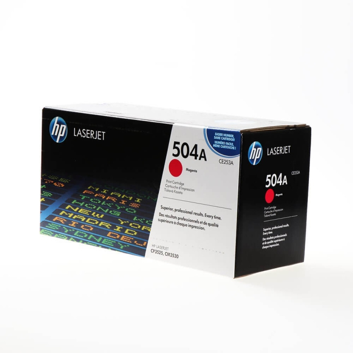 HP Toner CE253A 504A Magenta i gruppen Datautstyr / Skrivere og tilbehør / Blekk og toner / Toner / HP hos TP E-commerce Nordic AB (C27105)