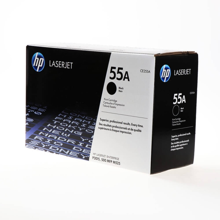 HP Toner CE255A 55A Svart i gruppen Datautstyr / Skrivere og tilbehør / Blekk og toner / Toner / HP hos TP E-commerce Nordic AB (C27106)