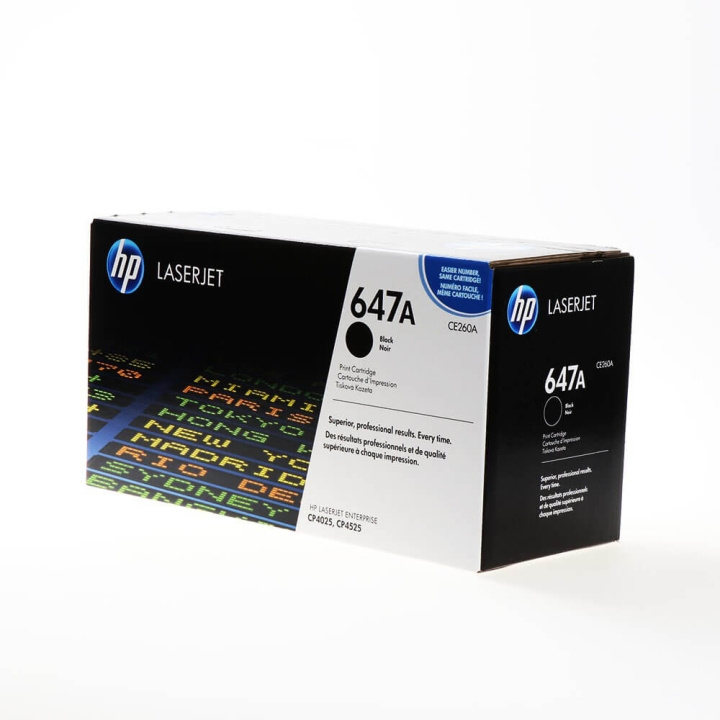HP Toner CE260A 647A Svart i gruppen Datautstyr / Skrivere og tilbehør / Blekk og toner / Toner / HP hos TP E-commerce Nordic AB (C27110)