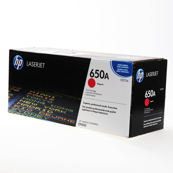 HP Toner CE273A 650A Magenta i gruppen Datautstyr / Skrivere og tilbehør / Blekk og toner / Toner / HP hos TP E-commerce Nordic AB (C27119)