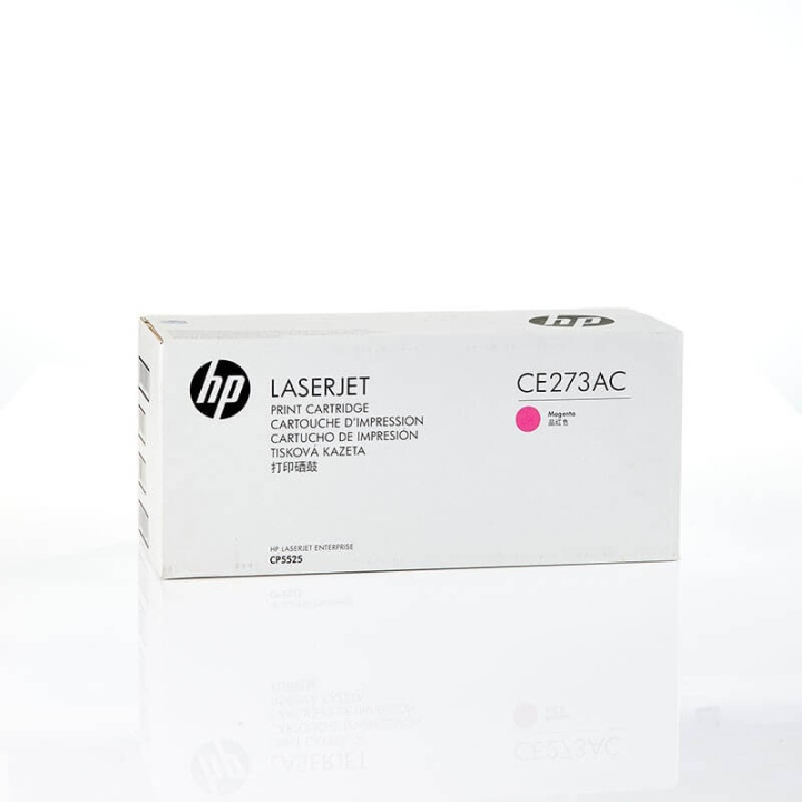 HP Toner CE273AC 650A Magenta, Contract i gruppen Datautstyr / Skrivere og tilbehør / Blekk og toner / Toner / HP hos TP E-commerce Nordic AB (C27120)