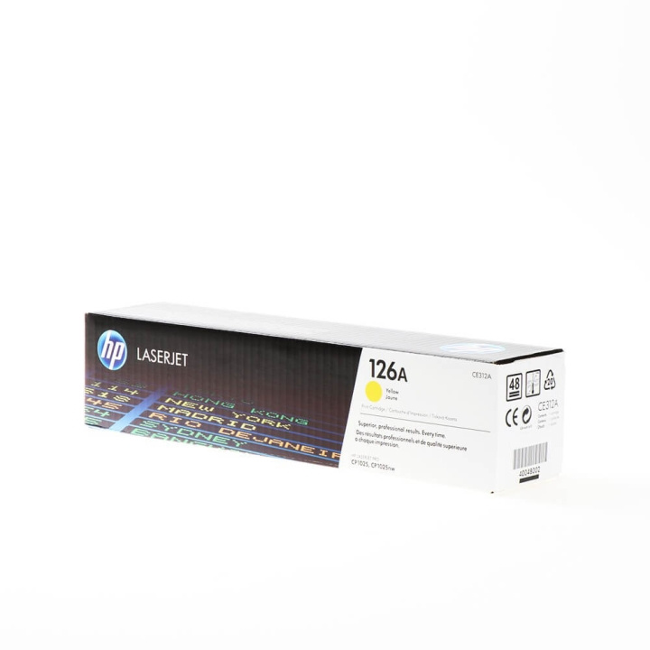 HP Toner CE312A 126A Gul i gruppen Datautstyr / Skrivere og tilbehør / Blekk og toner / Toner / HP hos TP E-commerce Nordic AB (C27128)