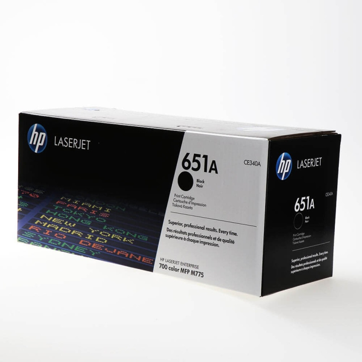 HP Toner CE340A 651A Svart i gruppen Datautstyr / Skrivere og tilbehør / Blekk og toner / Toner / HP hos TP E-commerce Nordic AB (C27135)