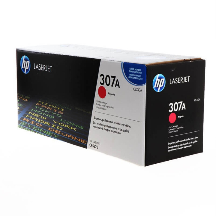 HP Toner CE743A 307A Magenta i gruppen Datautstyr / Skrivere og tilbehør / Blekk og toner / Toner / HP hos TP E-commerce Nordic AB (C27163)