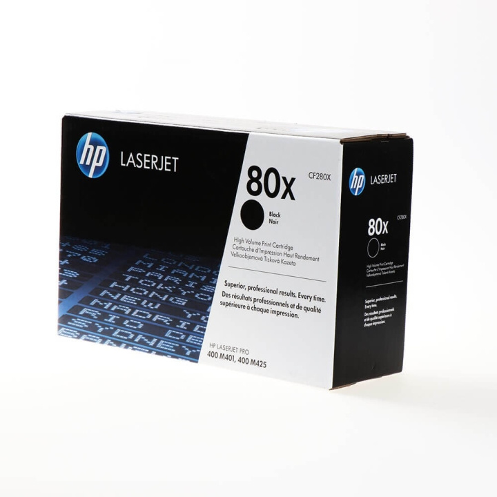 HP Toner CF280X 80X Svart i gruppen Datautstyr / Skrivere og tilbehør / Blekk og toner / Toner / HP hos TP E-commerce Nordic AB (C27193)