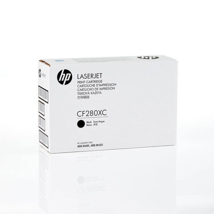 HP Toner CF280XC 80X Svart Contract i gruppen Datautstyr / Skrivere og tilbehør / Blekk og toner / Toner / HP hos TP E-commerce Nordic AB (C27194)