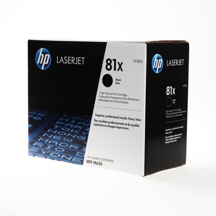 HP Toner CF281X 81X Svart i gruppen Datautstyr / Skrivere og tilbehør / Blekk og toner / Toner / HP hos TP E-commerce Nordic AB (C27197)