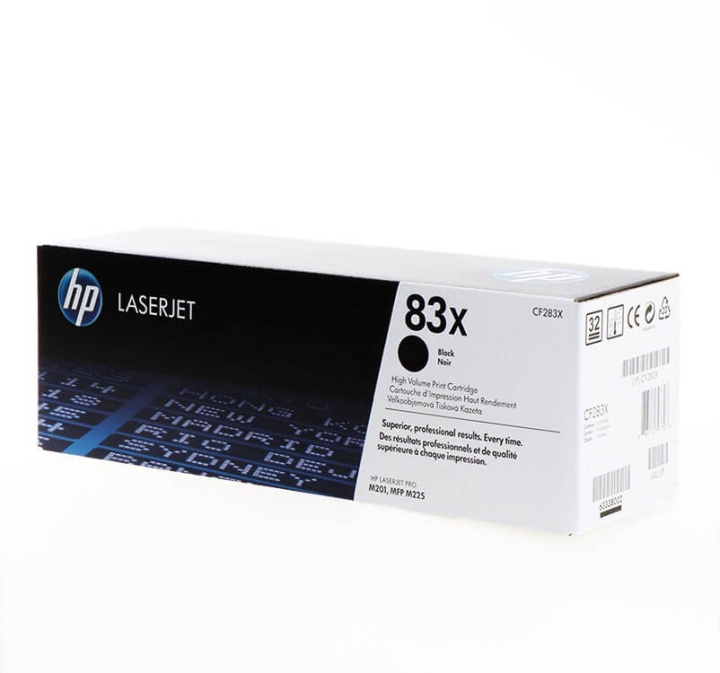 HP Toner CF283X 83X Svart i gruppen Datautstyr / Skrivere og tilbehør / Blekk og toner / Toner / HP hos TP E-commerce Nordic AB (C27200)