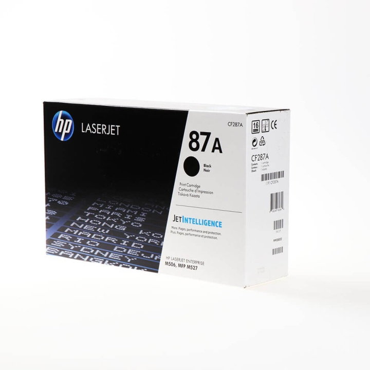 HP Toner CF287A 87A Svart i gruppen Datautstyr / Skrivere og tilbehør / Blekk og toner / Toner / HP hos TP E-commerce Nordic AB (C27203)