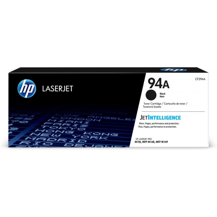 HP Toner CF294A 94A Svart i gruppen Datautstyr / Skrivere og tilbehør / Blekk og toner / Toner / HP hos TP E-commerce Nordic AB (C27212)