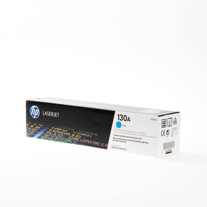 HP Toner CF351A 130A Cyan i gruppen Datautstyr / Skrivere og tilbehør / Blekk og toner / Toner / HP hos TP E-commerce Nordic AB (C27223)