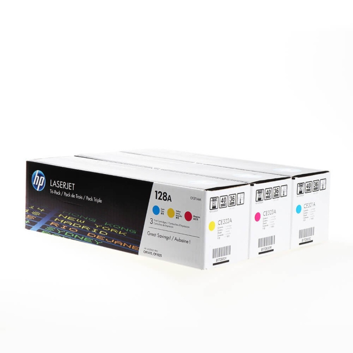 HP Toner CF371AM 128A Farge i gruppen Datautstyr / Skrivere og tilbehør / Blekk og toner / Toner / HP hos TP E-commerce Nordic AB (C27239)