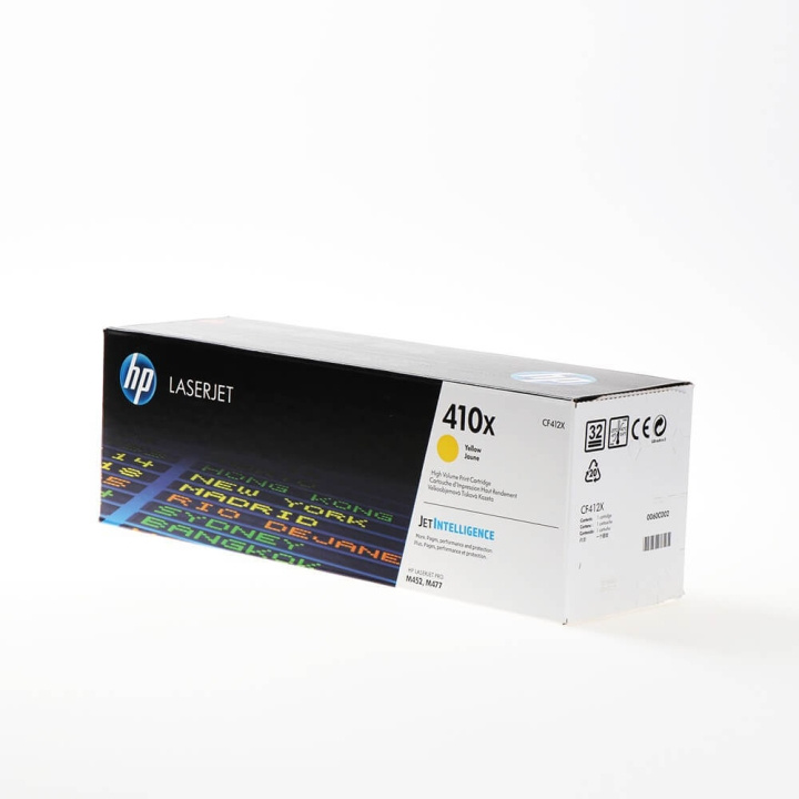 HP Toner CF412X 410X Gul i gruppen Datautstyr / Skrivere og tilbehør / Blekk og toner / Toner / HP hos TP E-commerce Nordic AB (C27260)