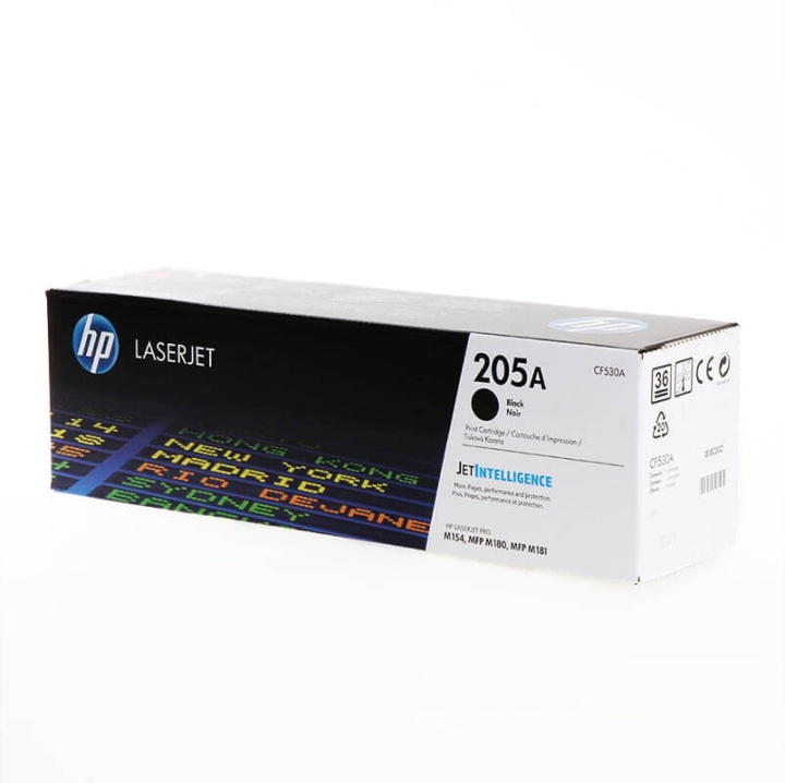 HP Toner CF530A 205A Svart i gruppen Datautstyr / Skrivere og tilbehør / Blekk og toner / Toner / HP hos TP E-commerce Nordic AB (C27273)