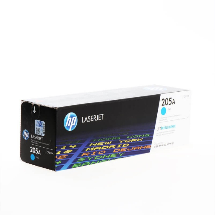 HP Toner CF531A 205A Cyan i gruppen Datautstyr / Skrivere og tilbehør / Blekk og toner / Toner / HP hos TP E-commerce Nordic AB (C27274)