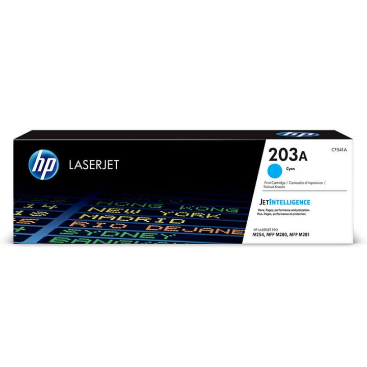 HP Toner CF541A 203A Cyan i gruppen Datautstyr / Skrivere og tilbehør / Blekk og toner / Toner / HP hos TP E-commerce Nordic AB (C27279)