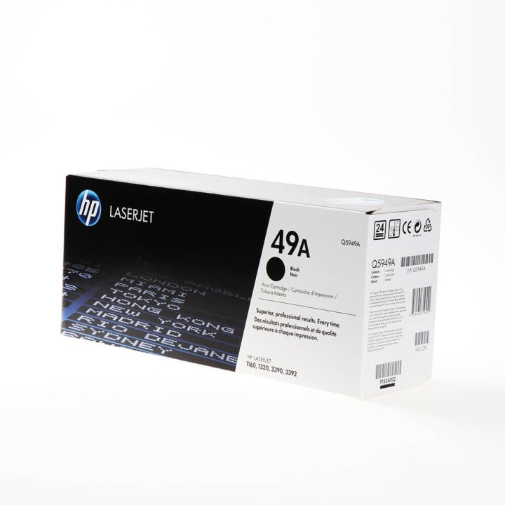 HP Toner Q5949A 49A Svart i gruppen Datautstyr / Skrivere og tilbehør / Blekk og toner / Toner / HP hos TP E-commerce Nordic AB (C27290)